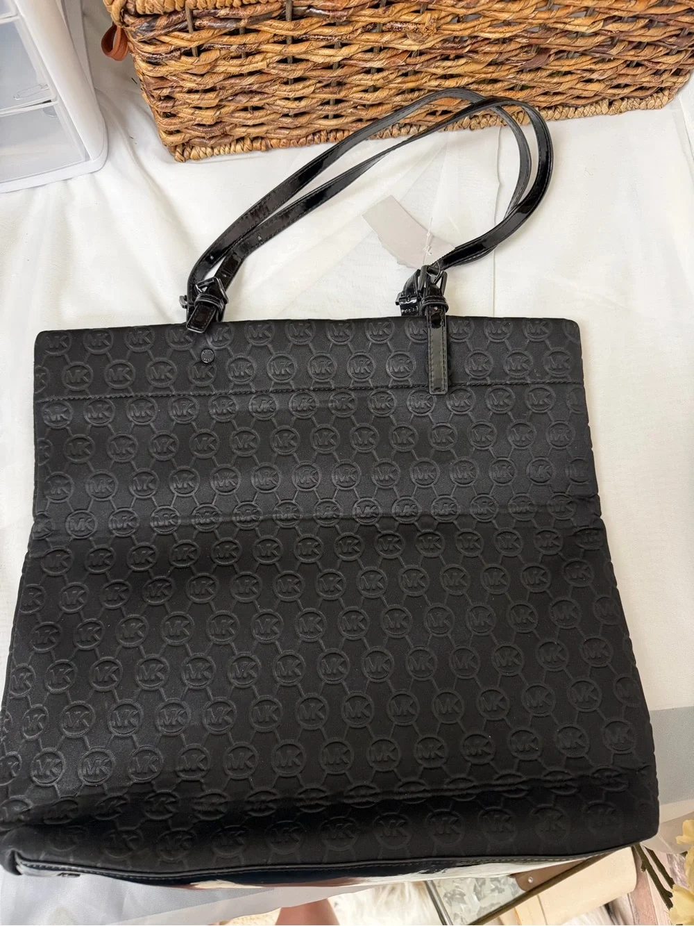 Michael Kors Black Canvas Tote