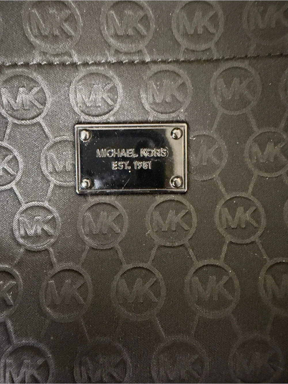 Michael Kors Black Canvas Tote