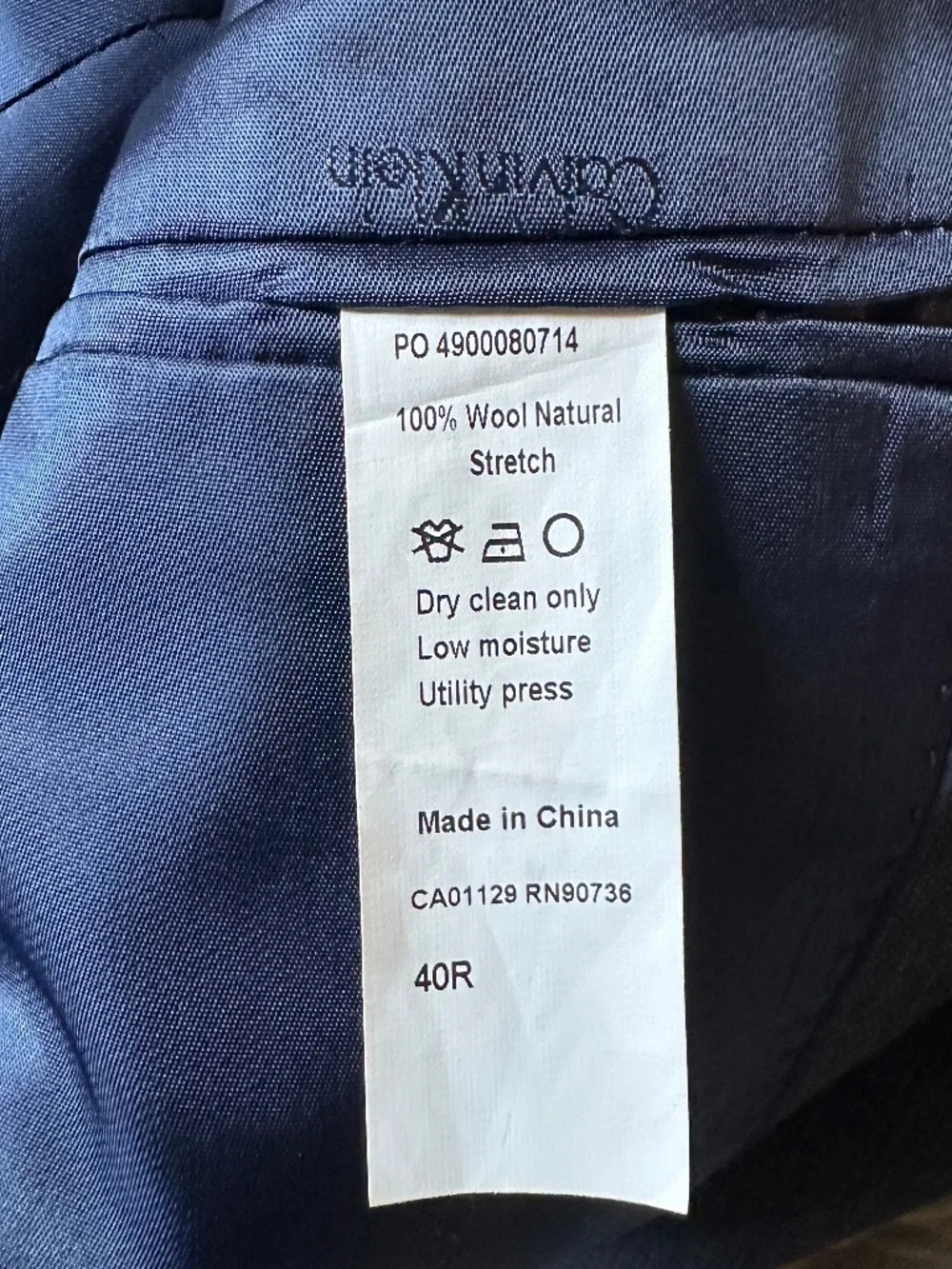 Calvin Klein modern refined
