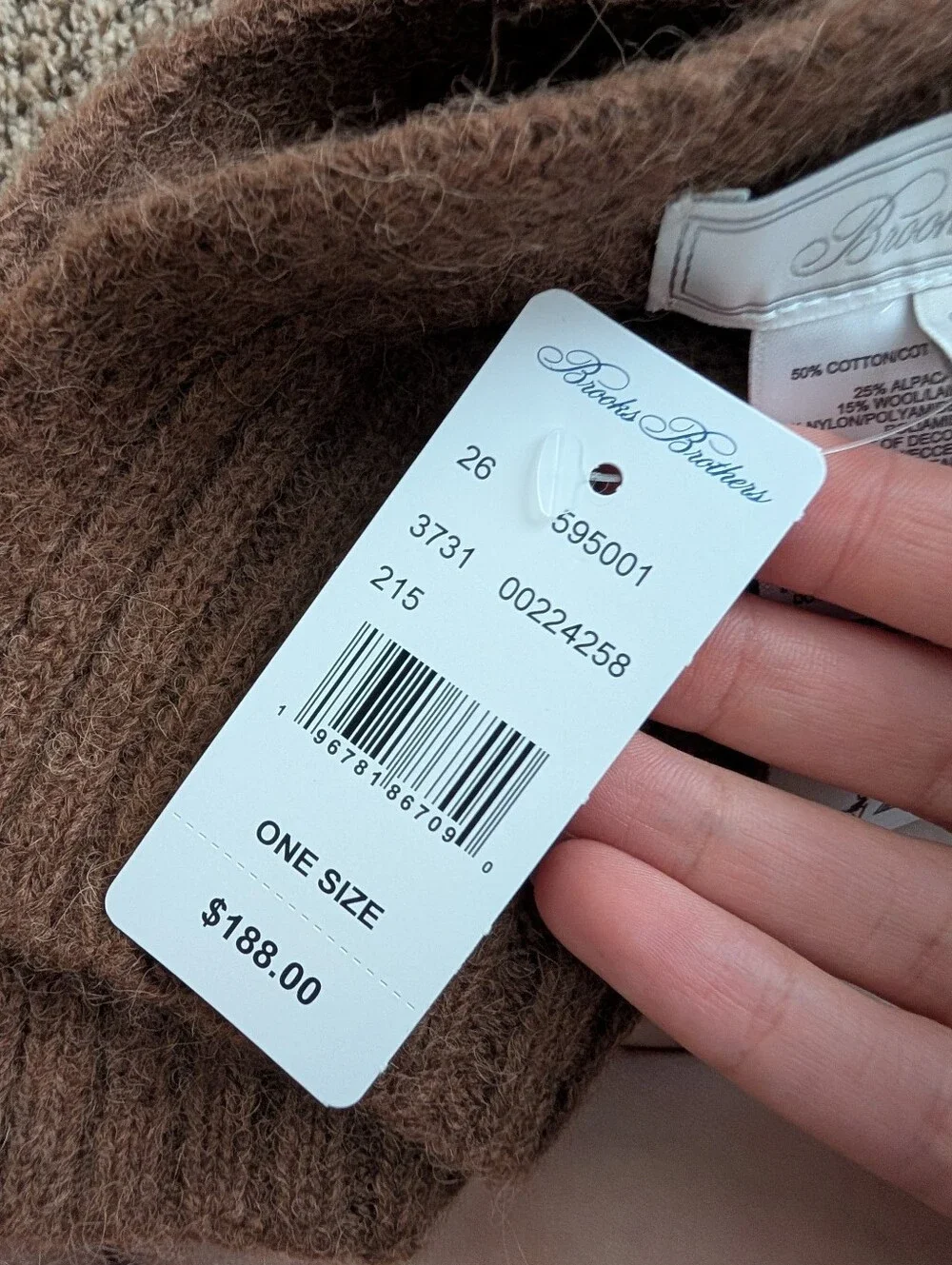Brooks Brothers new tags