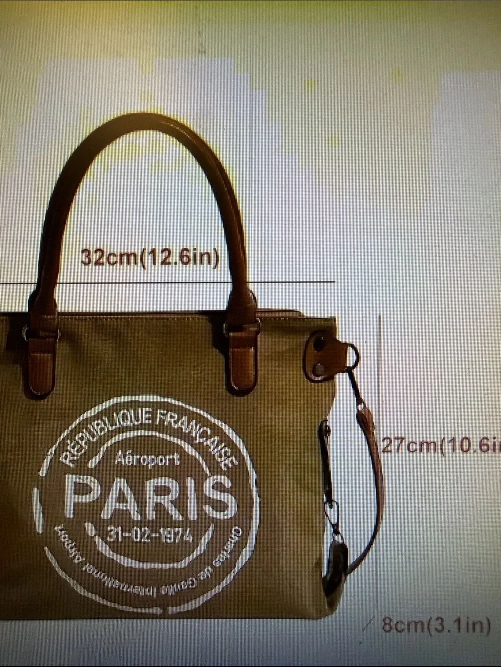 N/A canvas tote