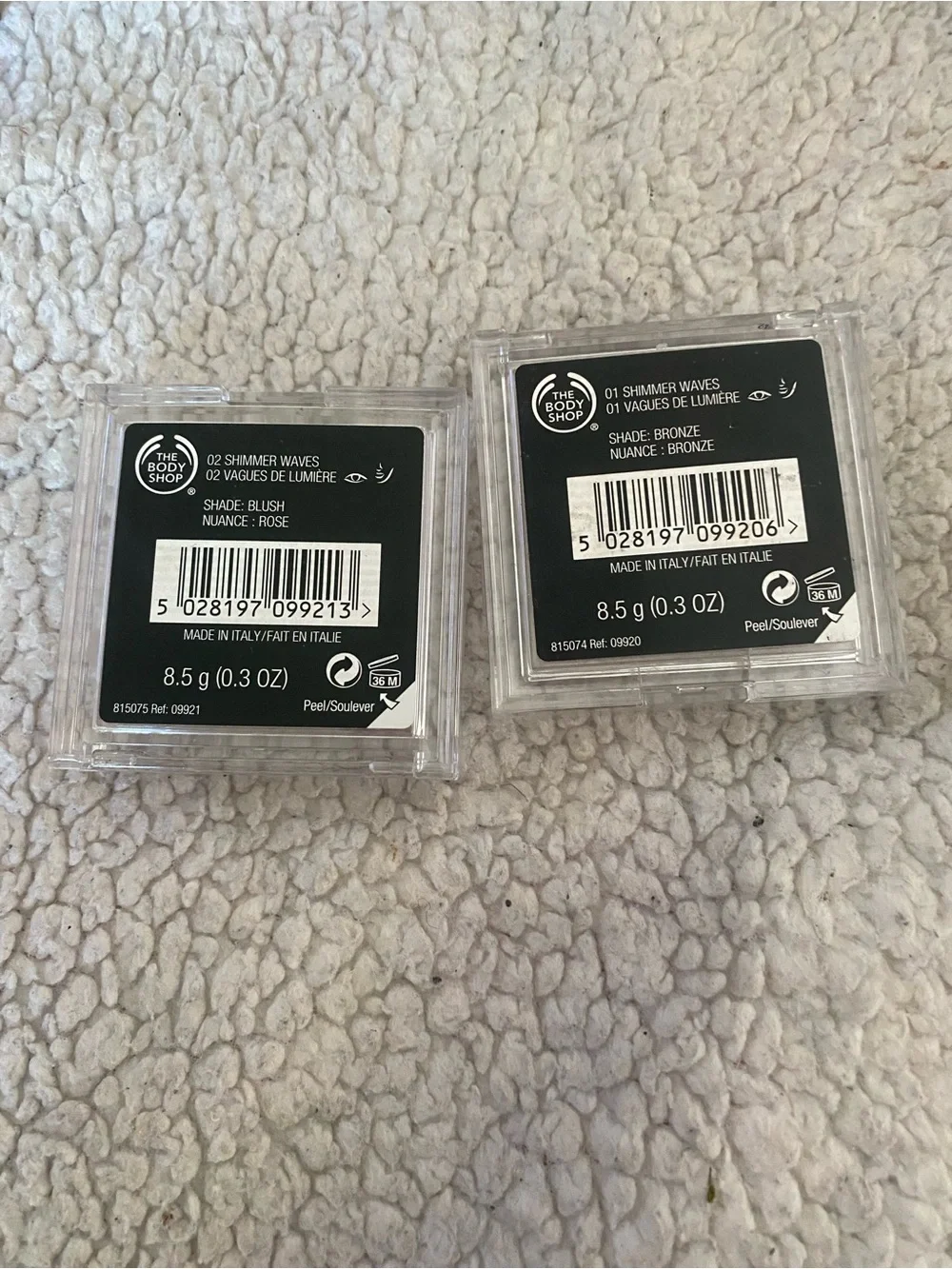 The Body Shop Shimmer Waves Highlighter Palette - Blush and Bronze (NEW)