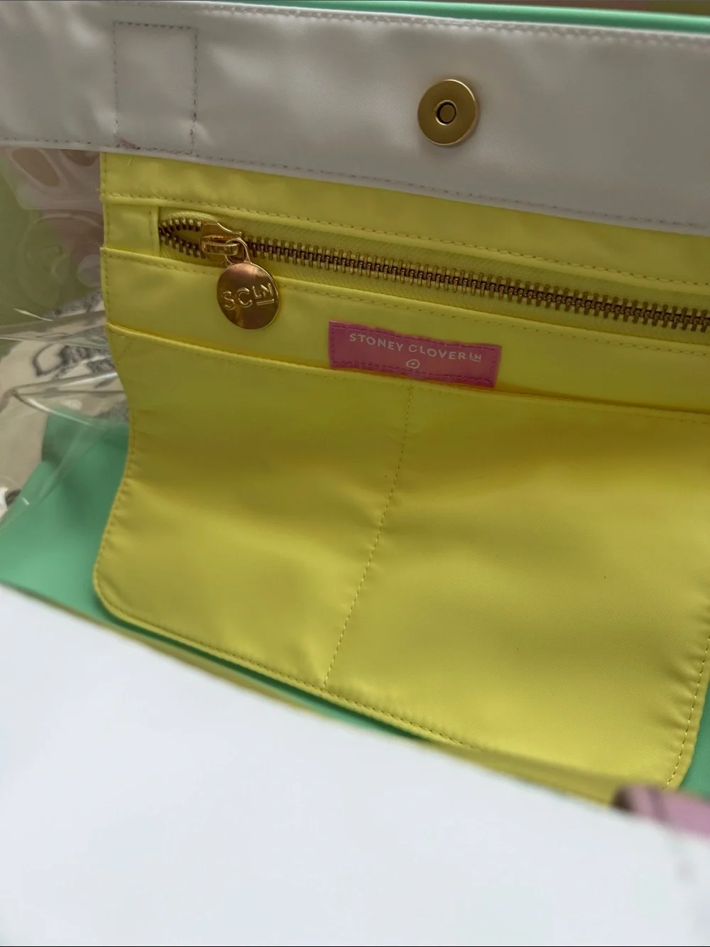 Stoney Clover Lane clear tote