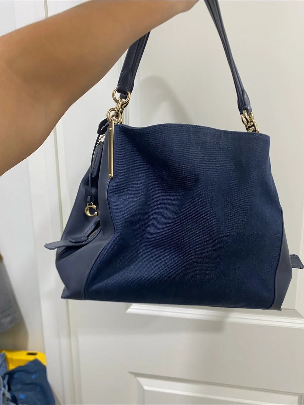 Coach shoulder tote
