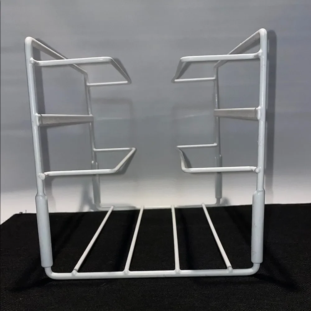White Metal Storage Rack