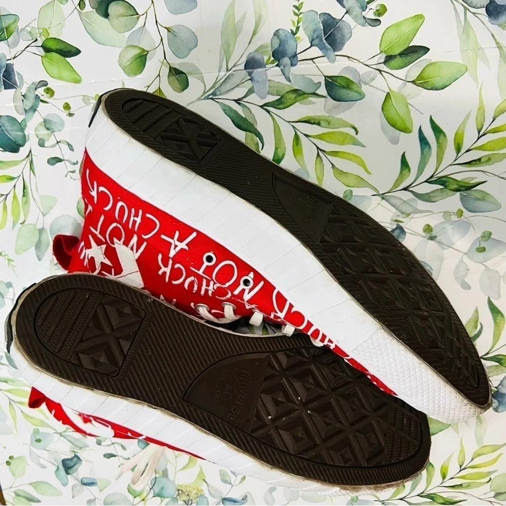 Converse red “not