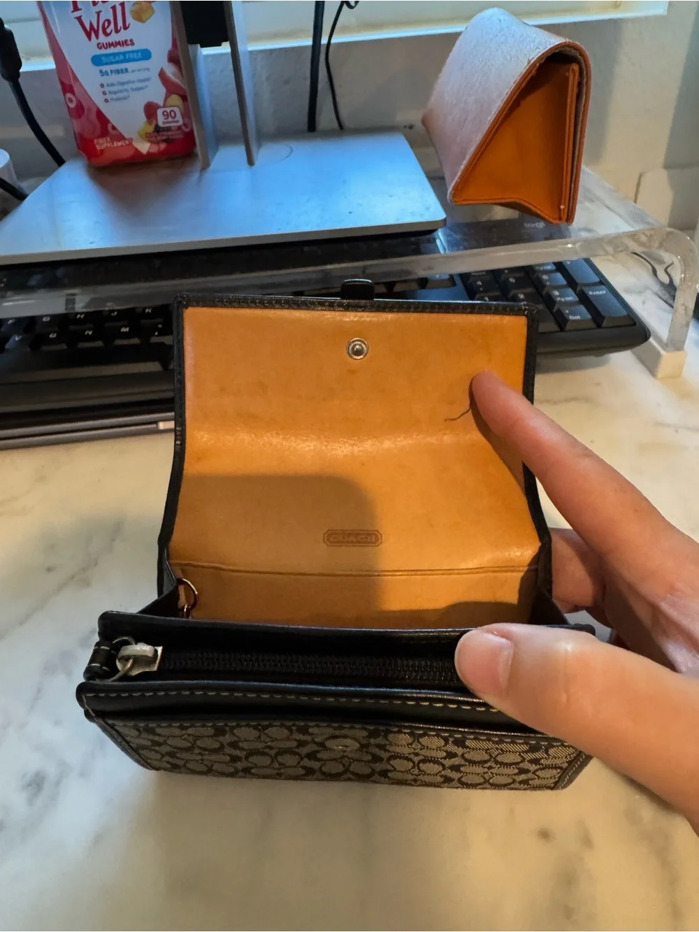 Coach signature jacquard