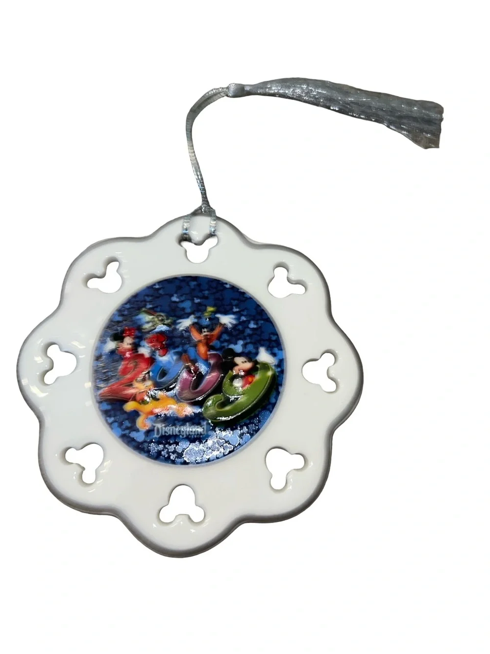 Disney Pixar Snowflake Raised 2009 Collectible Ceramic Ornament