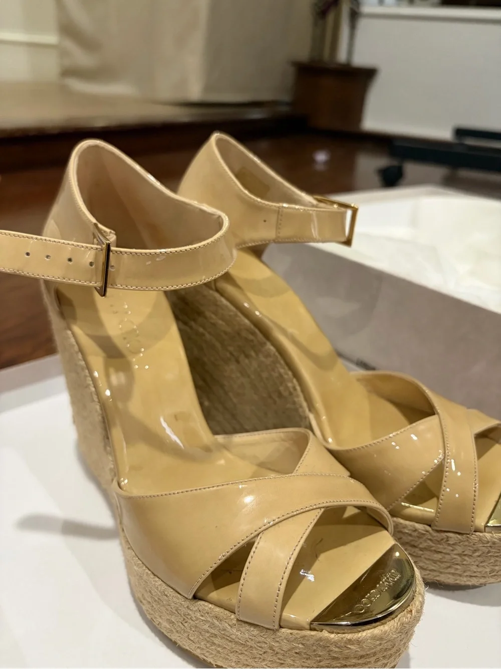 Jimmy Choo patent leather