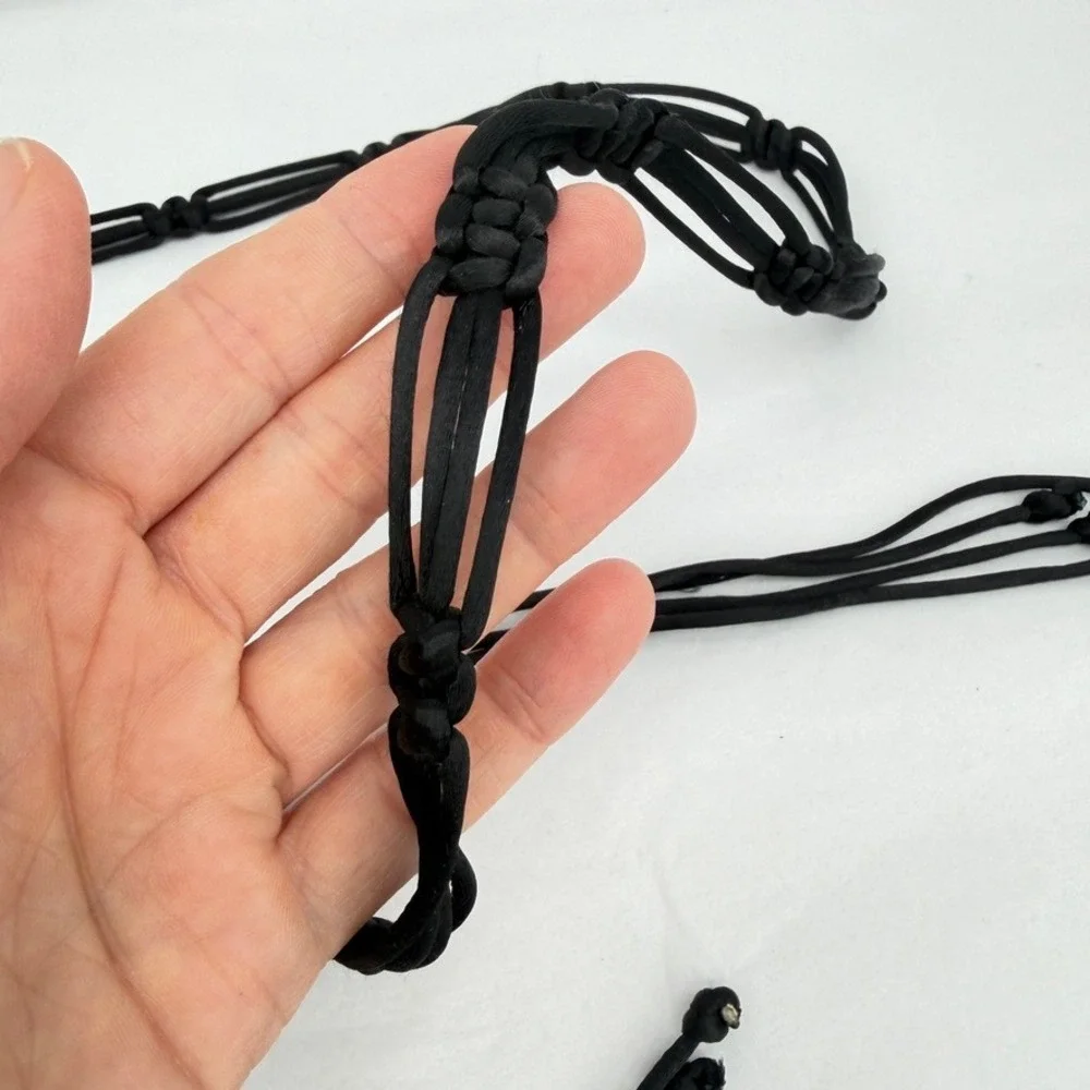 Unbranded macrame knotted