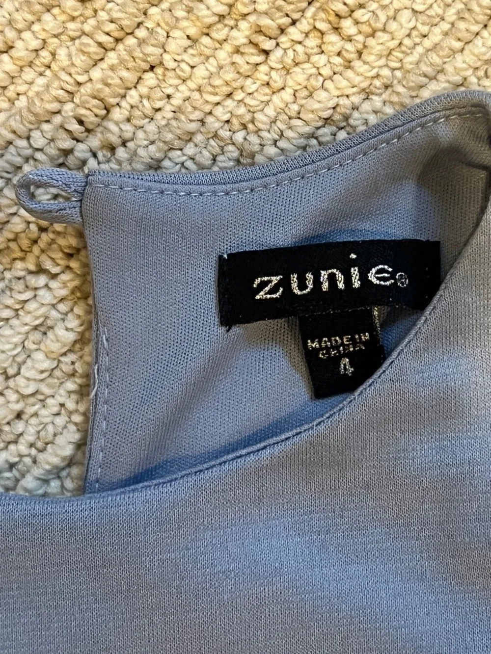 Zunie daughter size