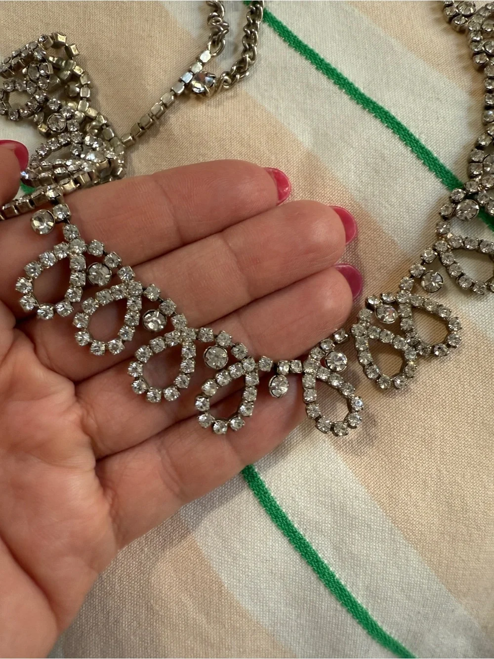 Vintage 1950s rhinestone