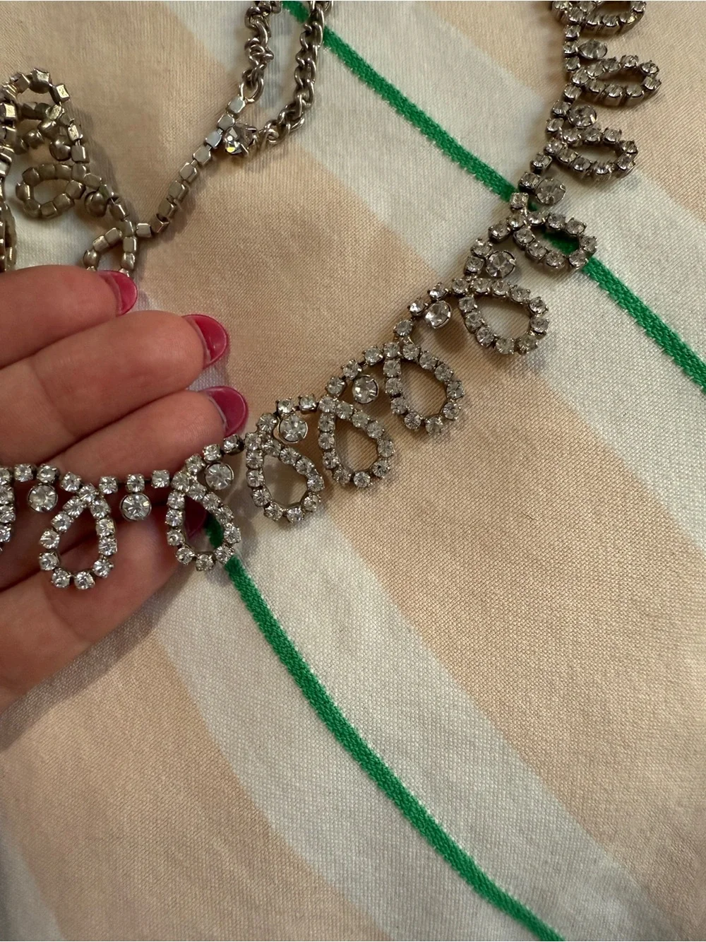 Vintage 1950s rhinestone