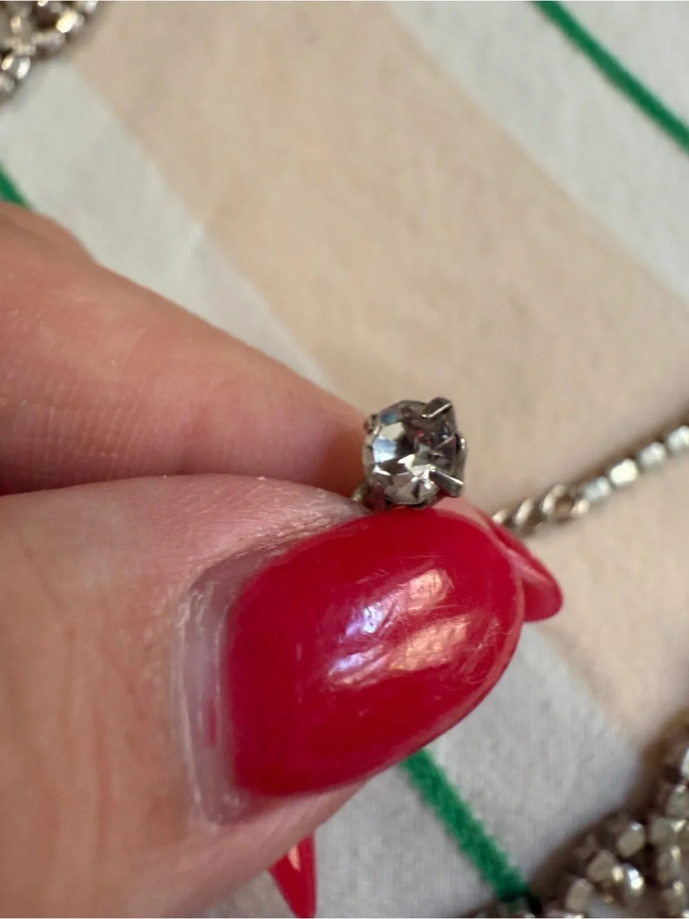Vintage 1950s rhinestone