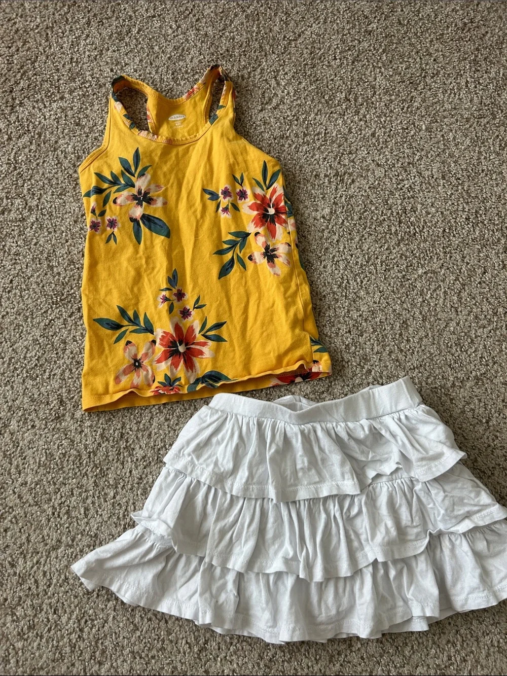 Girls Tank and Skirt