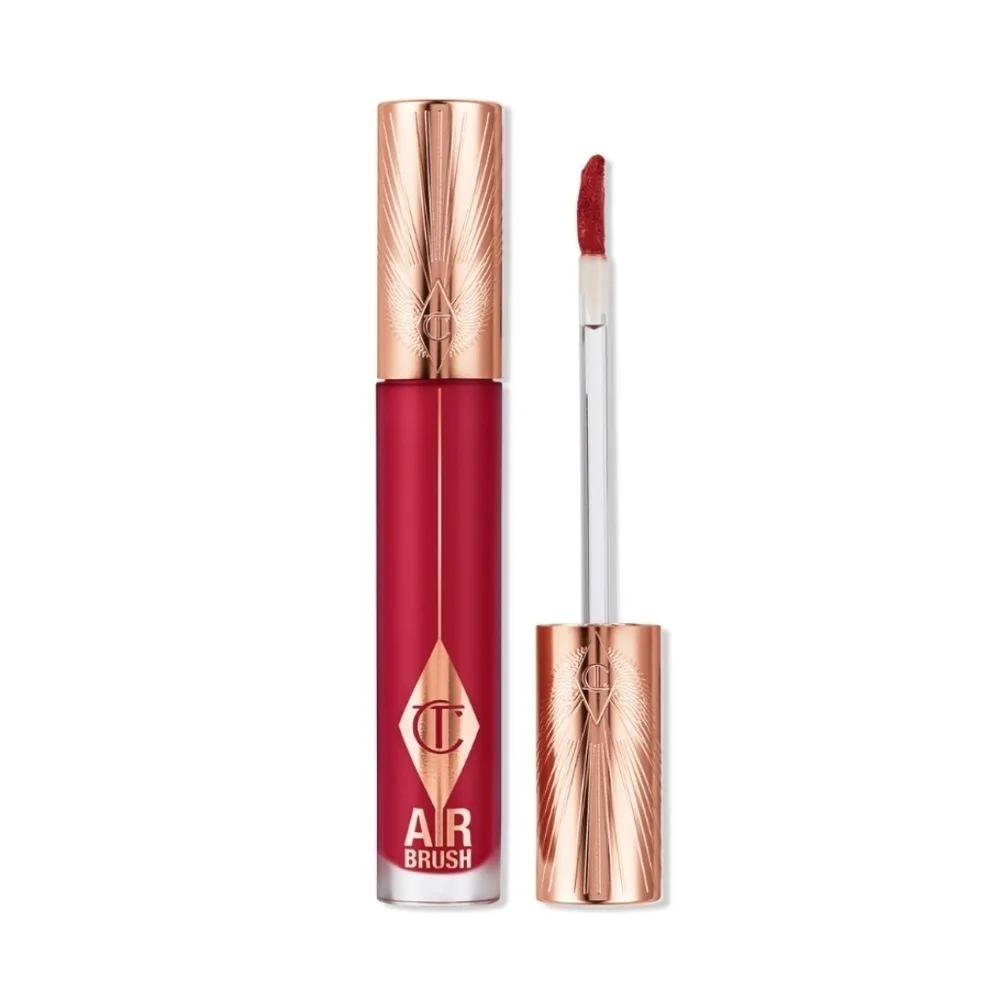 Charlotte Tilbury Airbrush Flawless Lip Blur Liquid Lipstick Ruby Blur 6.8ml NIB