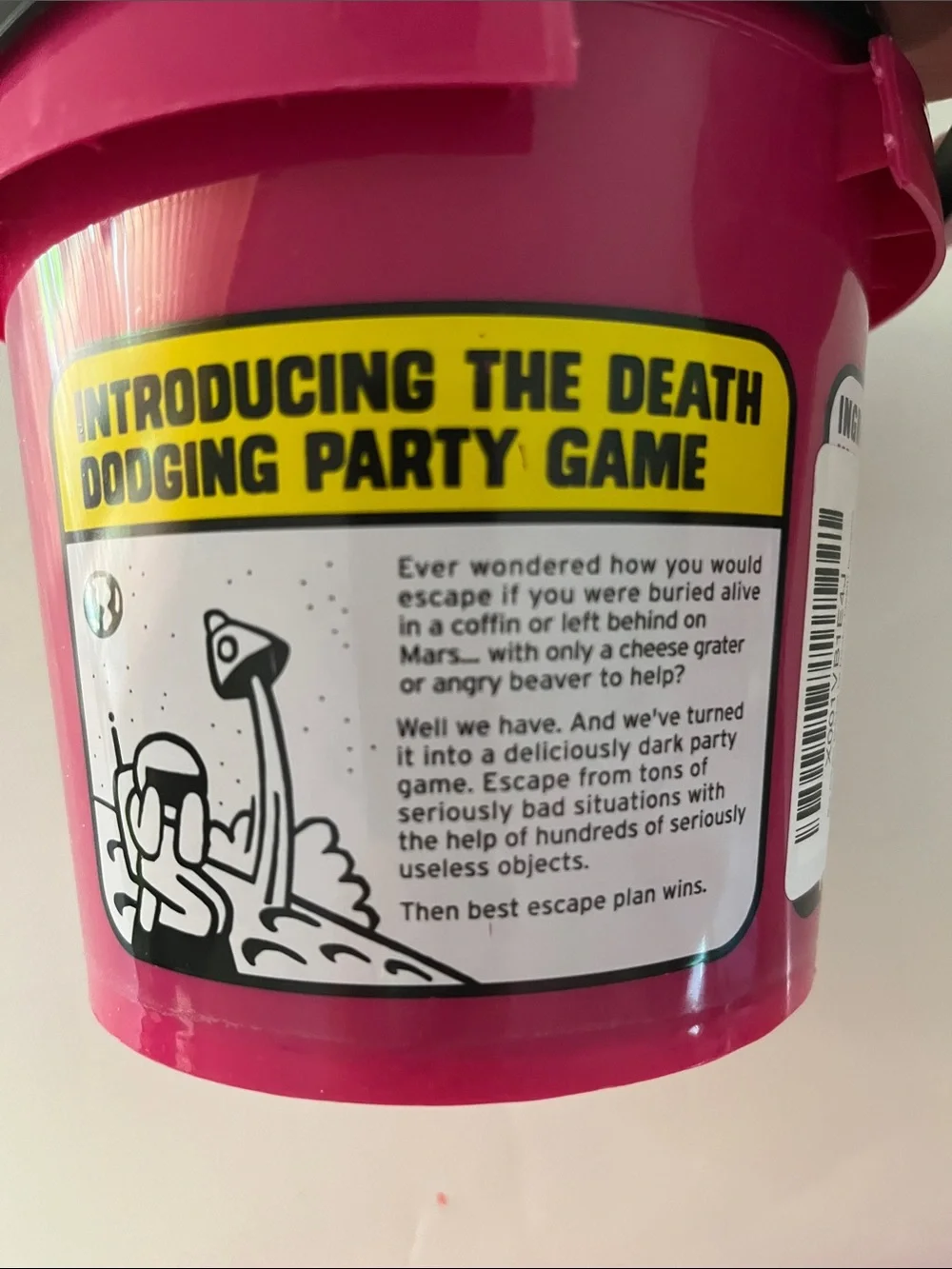Bucket of Doom Card Game for 2 or more players   great party game!