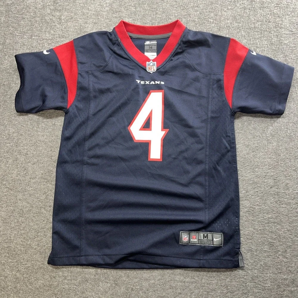 Deshaun Watson Houston Texans‎ Nike NFL Jersey #4 Youth Medium 10/12