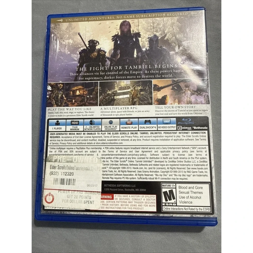 N/A elder scrolls