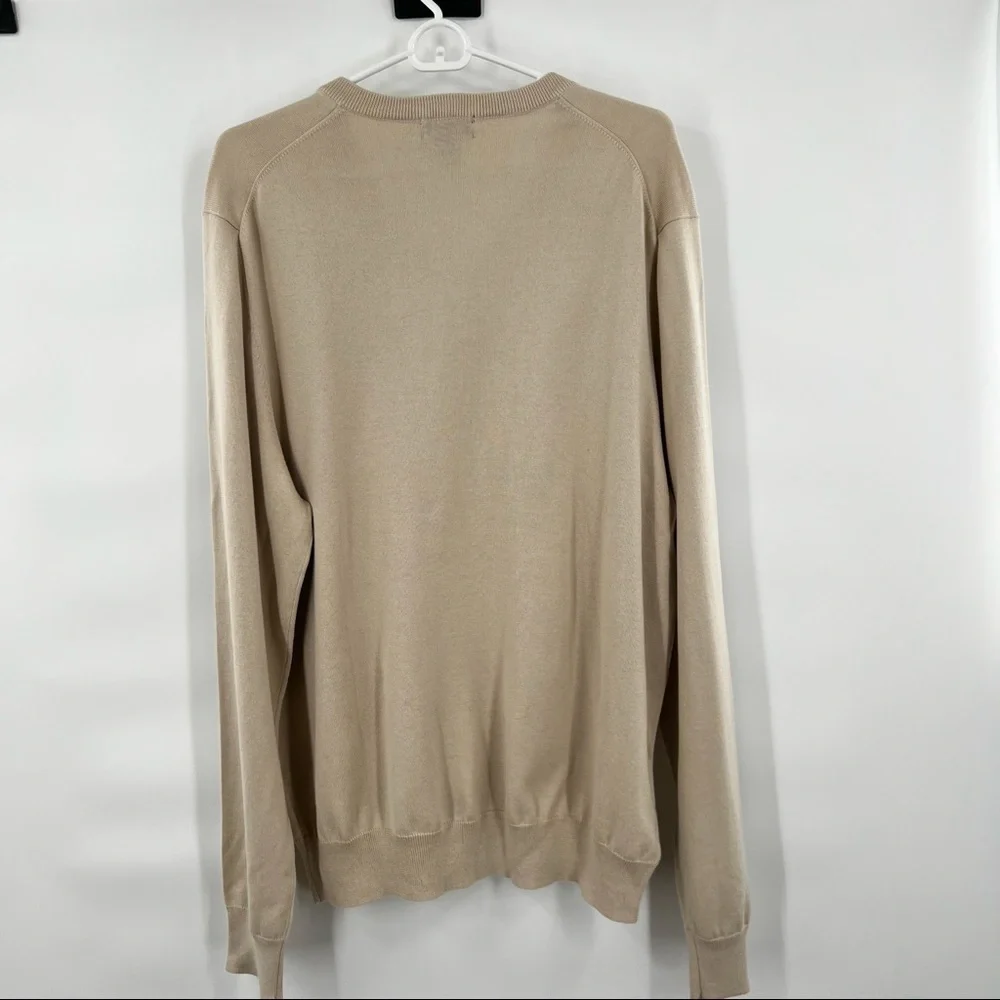 Brooks Brothers supima cotton brown long sleeve pullover XL