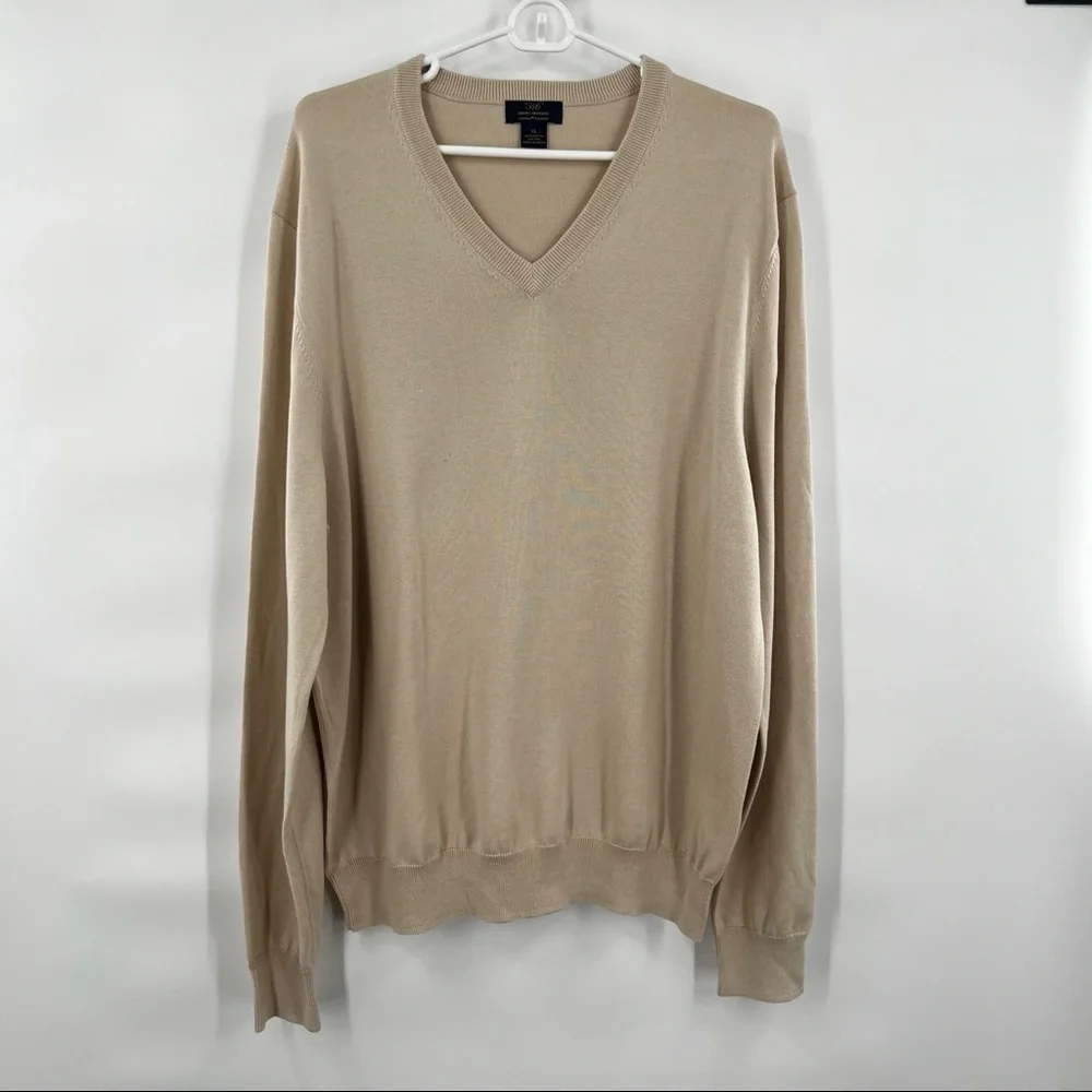 Brooks Brothers supima cotton brown long sleeve pullover XL
