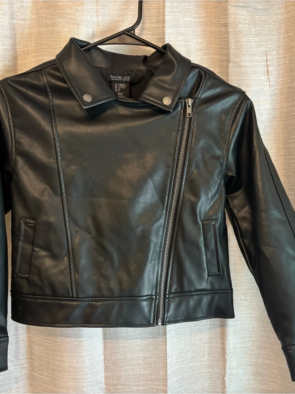 Rachel Zoe clean leather black