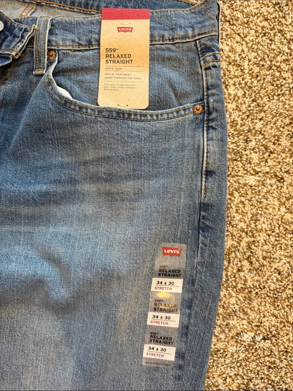 Levis denim blue