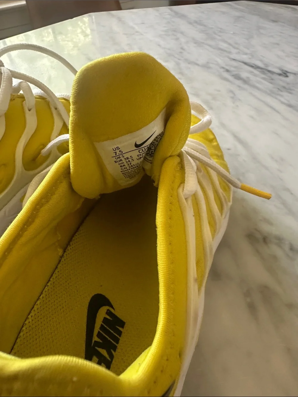 Nike vibrant yellow
