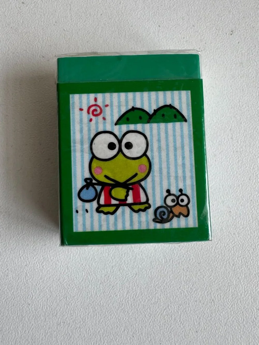 Vintage Sanrio Keroppi Mini Eraser NIP
