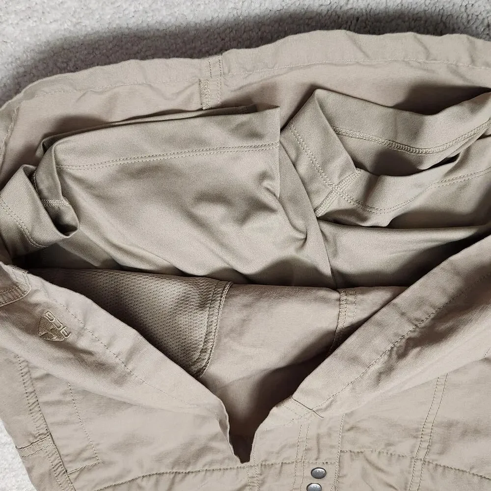 Nike ACG Equipment Skort Womens 4 Beige Lined Trail Hiking Pockets Outdoor