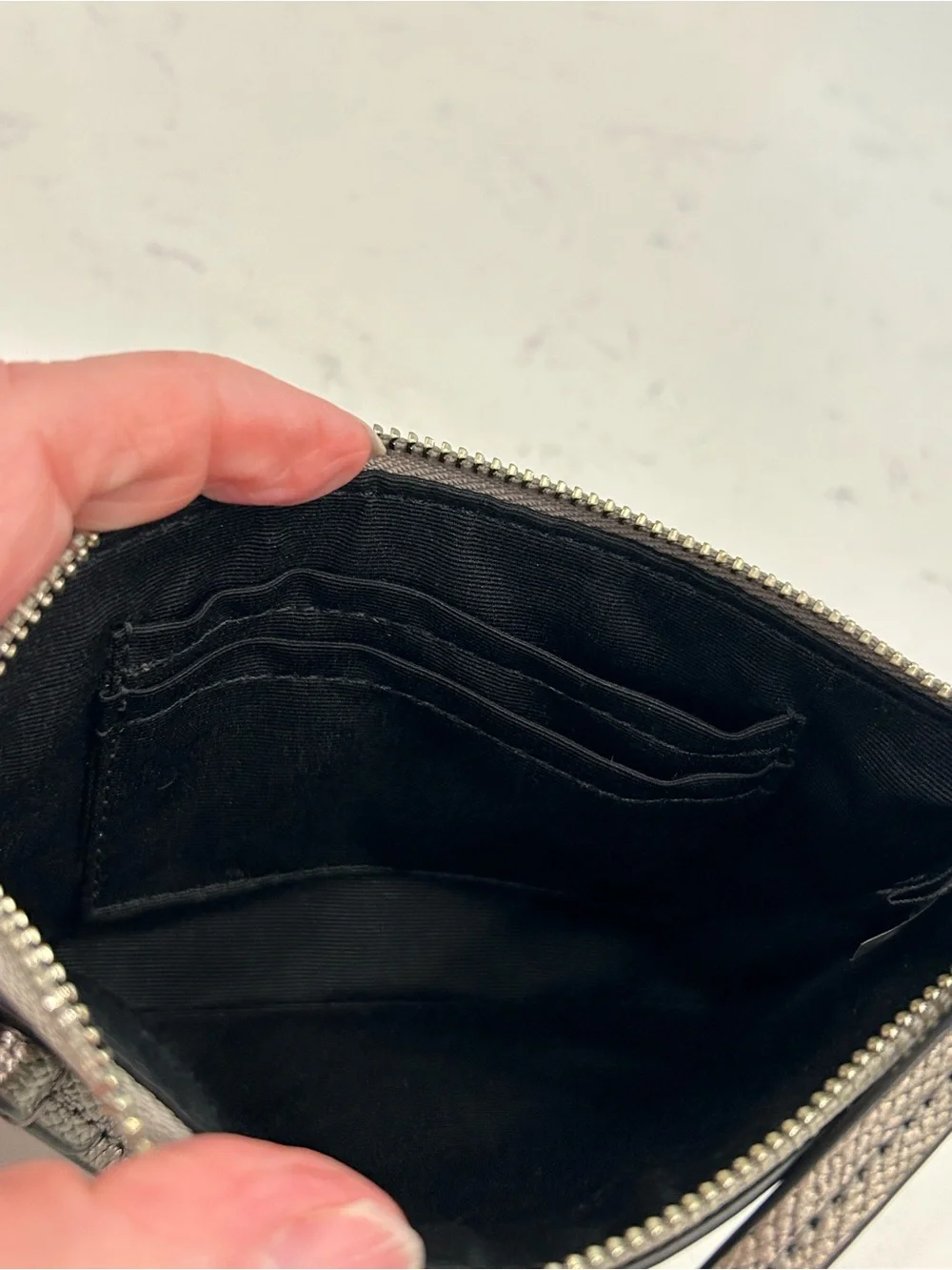 Coach compact wristlet