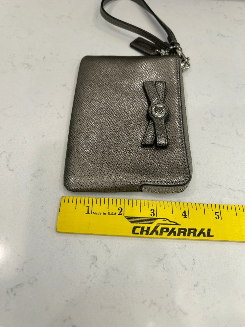 Coach compact wristlet