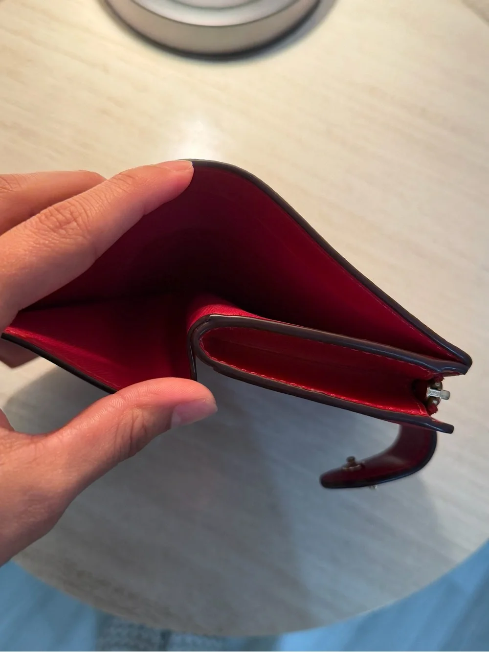 Coach compact wallet