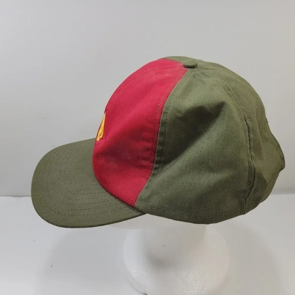 Boy Scouts of America Hat Cap Red Green Snapback Vintage 1980s/90s  Made In USA
