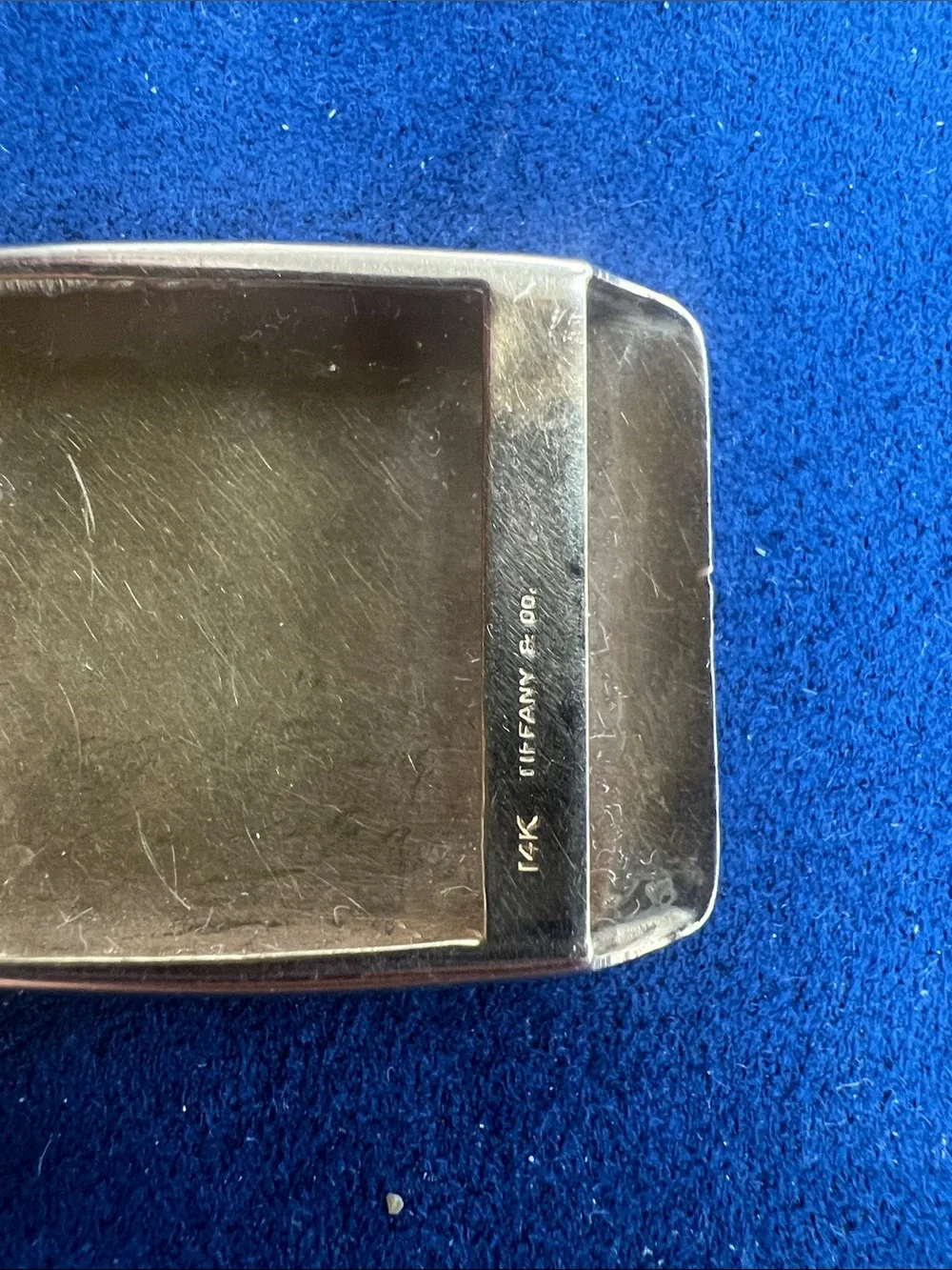 Monogrammed Tiffany & Co Belt Buckle -