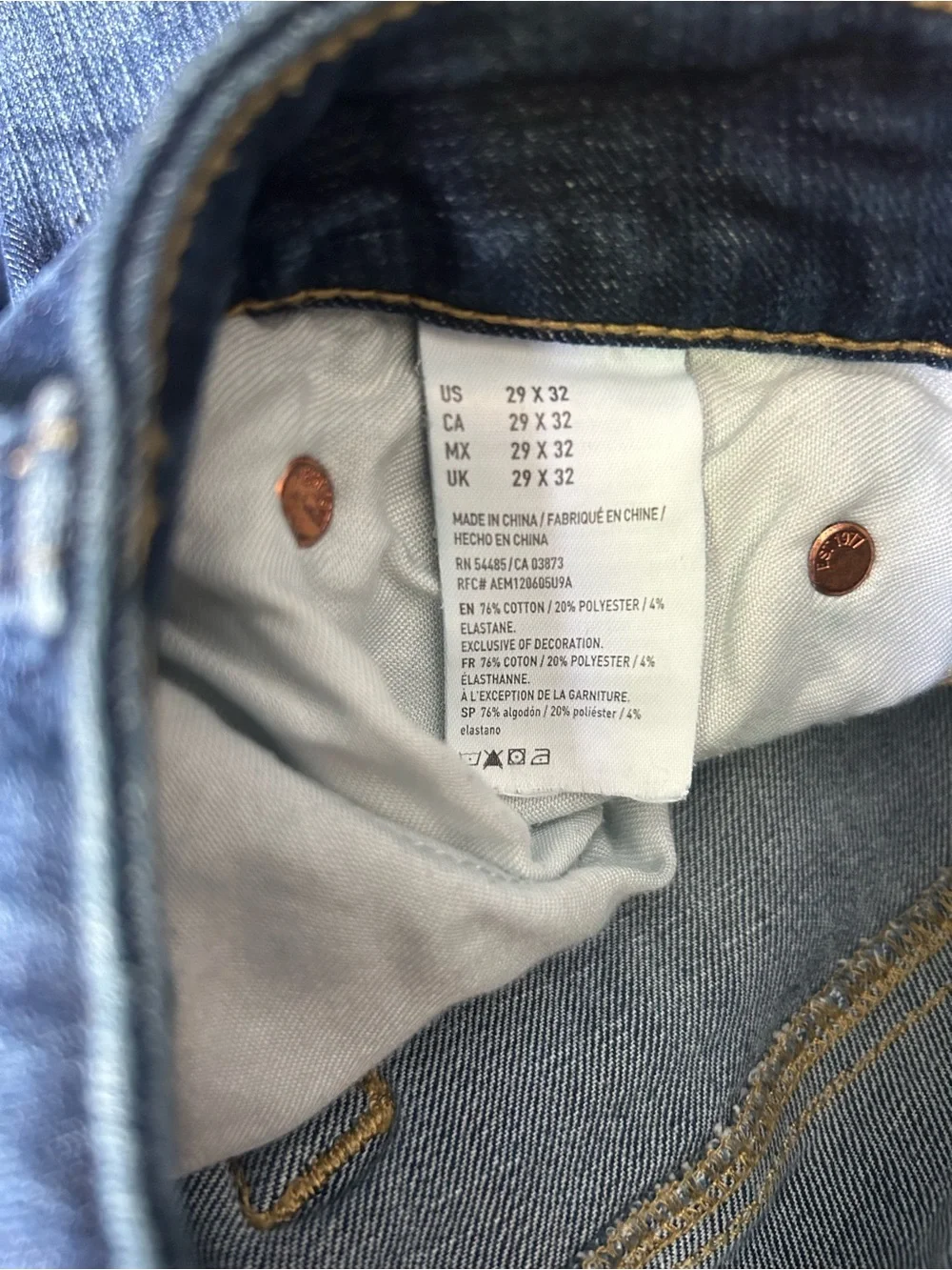 American Eagle Outfitters dark blue