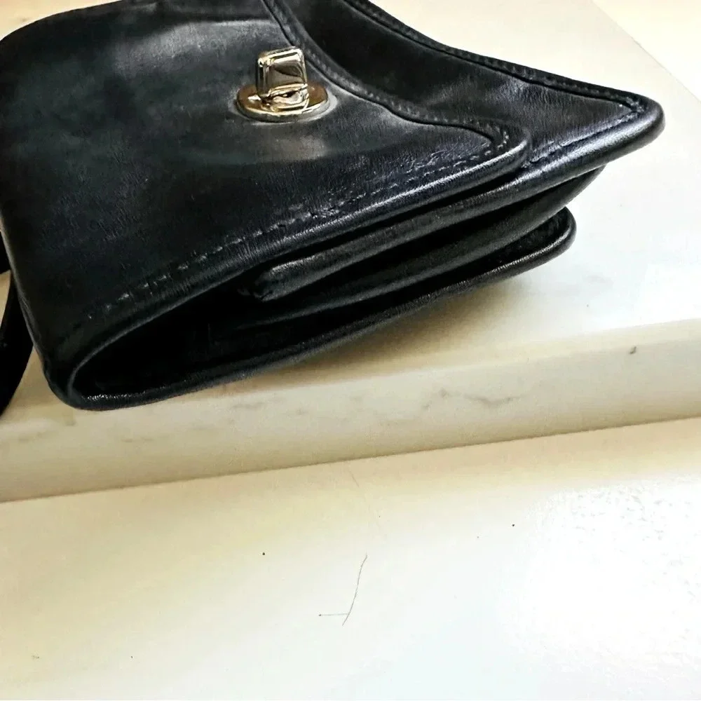 Vintage Coach Legacy Mini Penny Turnlock Leather Crossbody
