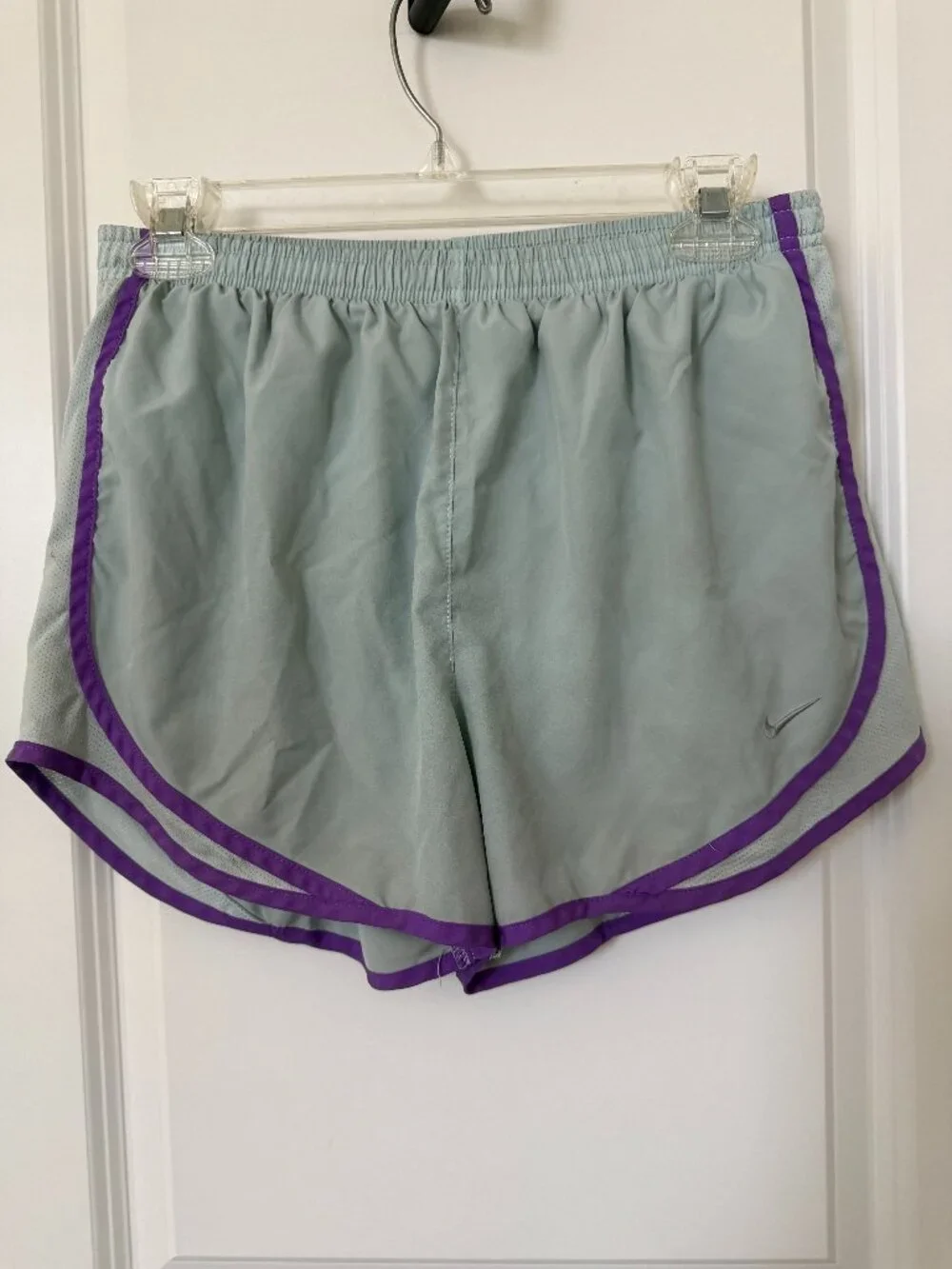 Women's Nike Dri-FIT Blue and Purple Running Shorts