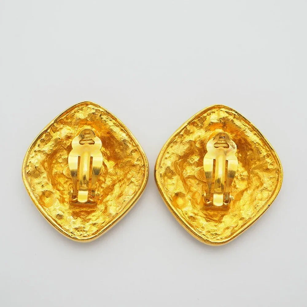 CHANEL gold earrings