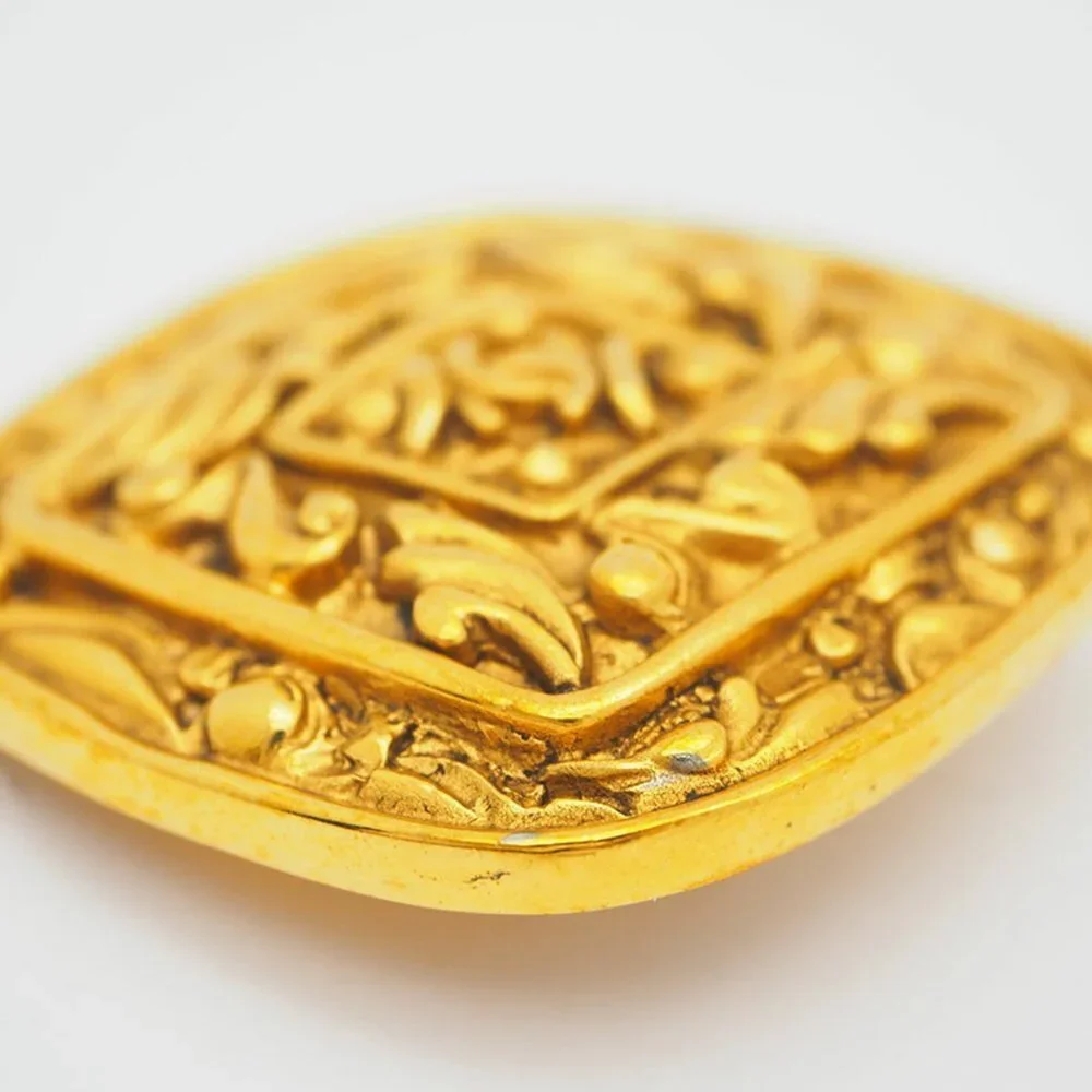 CHANEL gold earrings