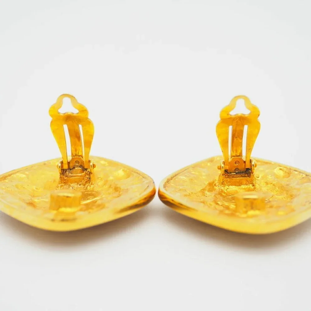 CHANEL gold earrings