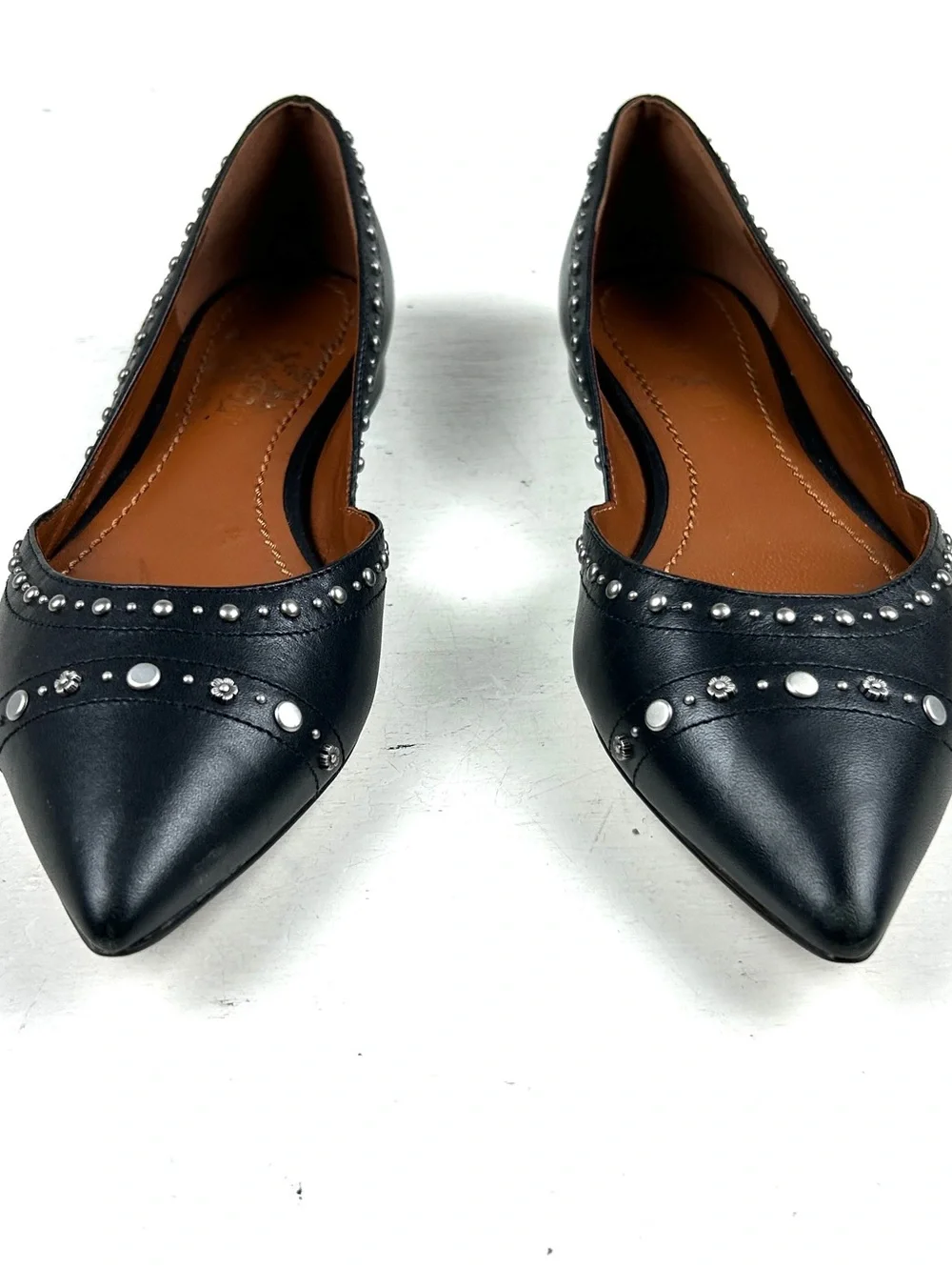 Coach black leather