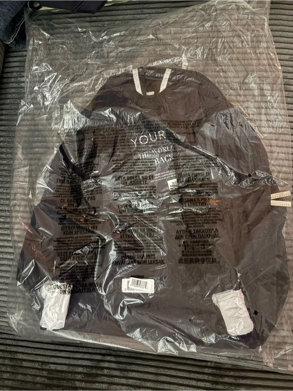 Ralph Lauren canvas backpack freebies