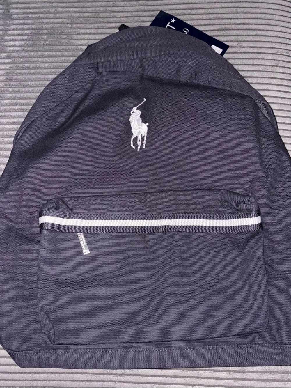 Ralph Lauren backpack front makeup