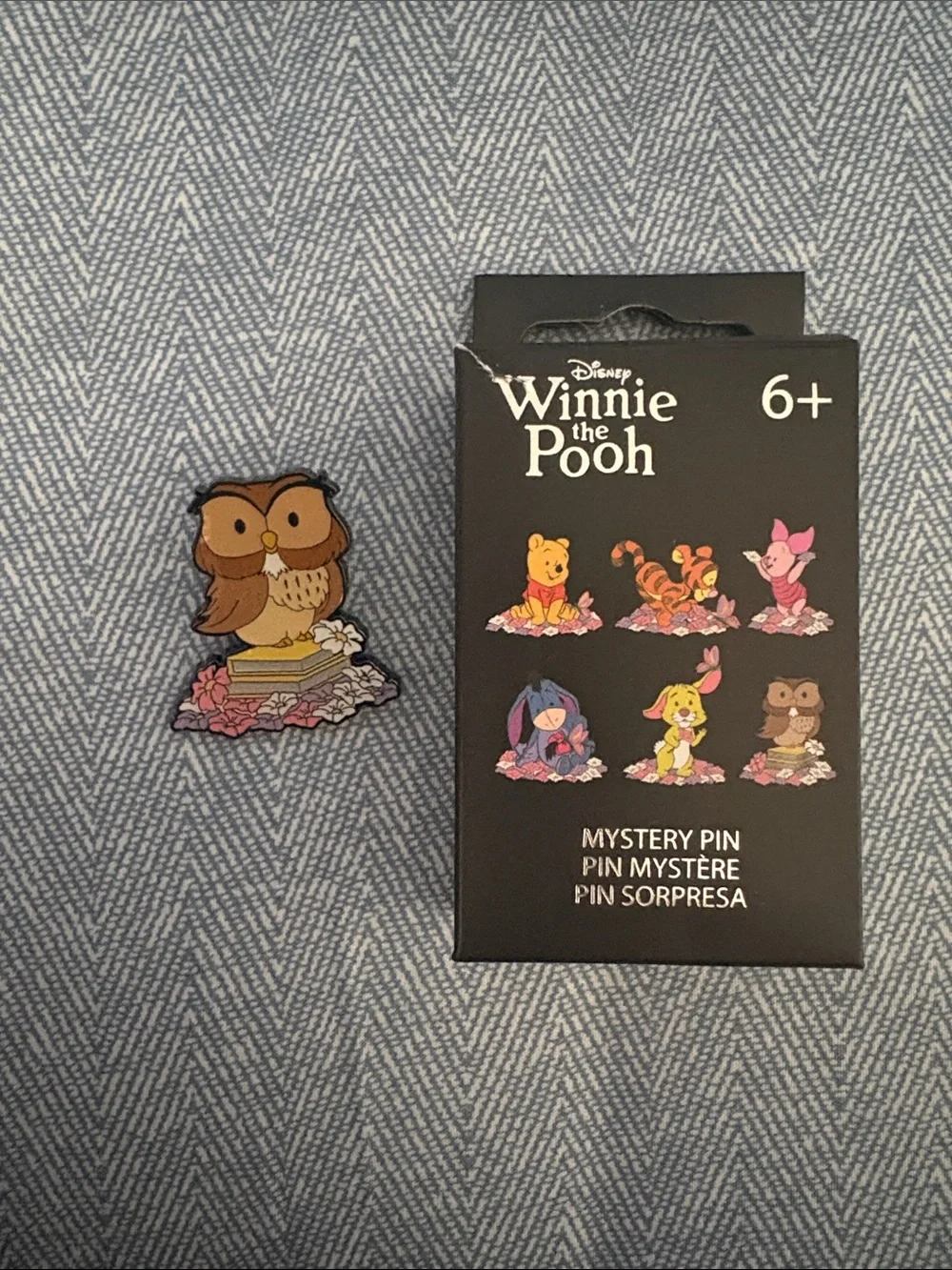 Disney Winnie the Pooh Owl Mystery Pin - Brown & Tan