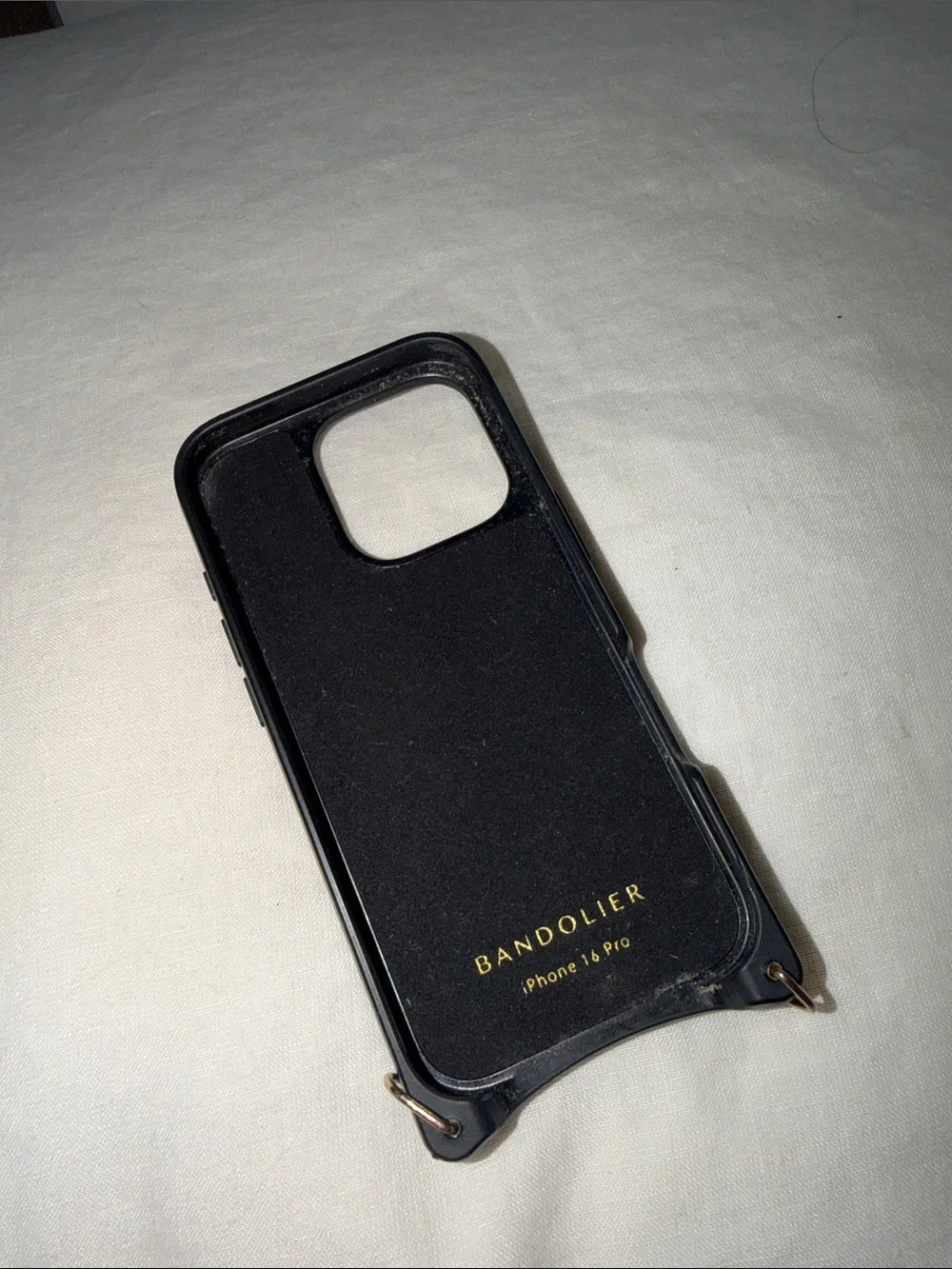 Bandolier black leather