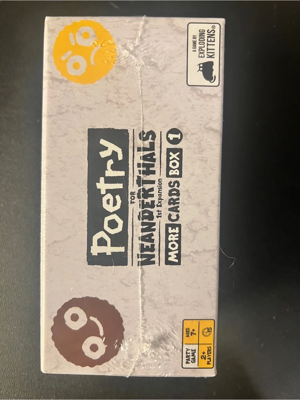 Poetry For Neanderthals 1st Expansion Word Game by Exploding Kittens SEALED