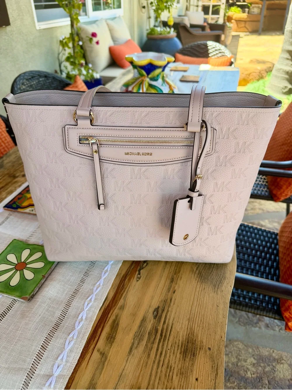 Michael Kors elegant quilted