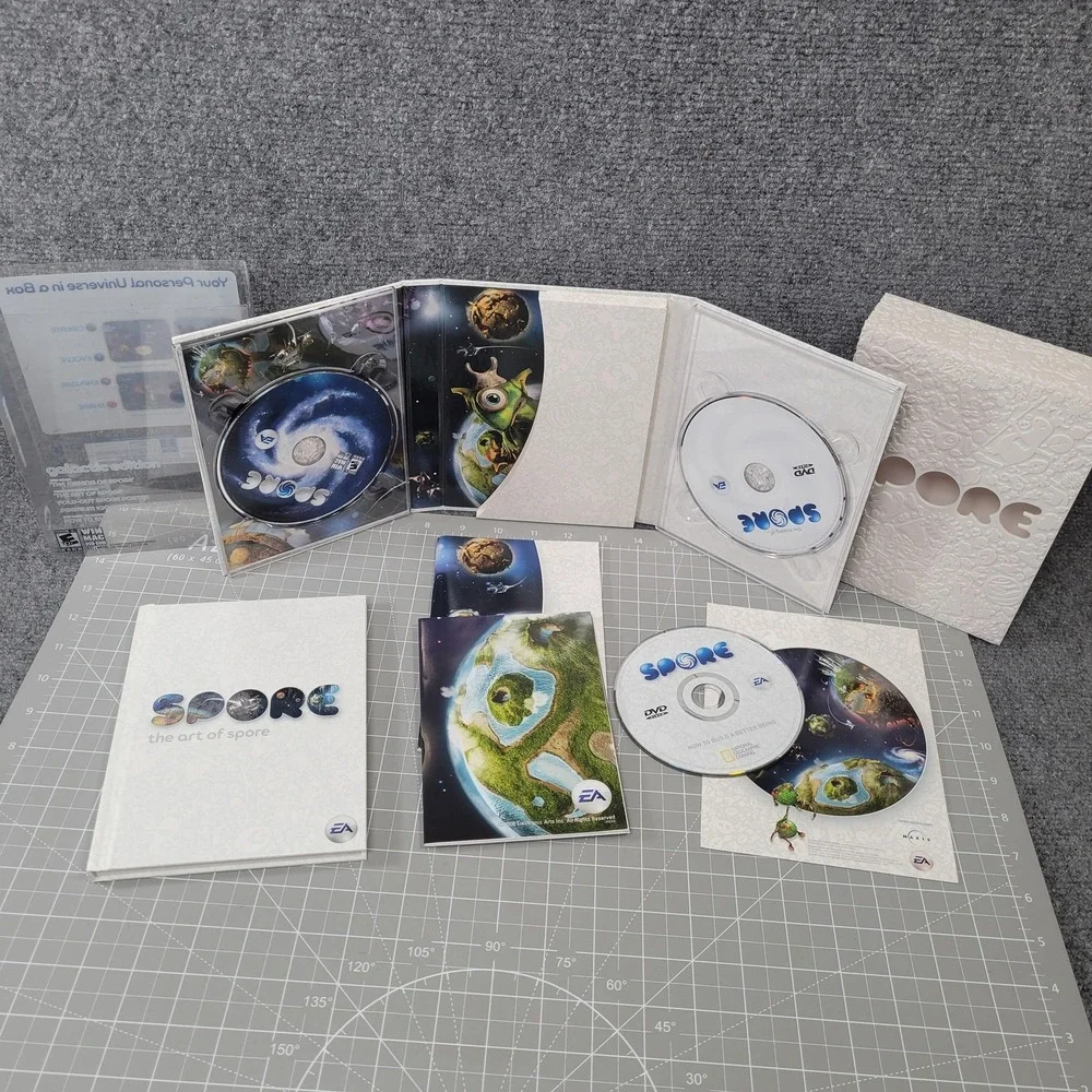 Spore‎ Galactic Edition PC Mac DVD-ROM Complete Box Set EA Maxis Nat Geo DVD