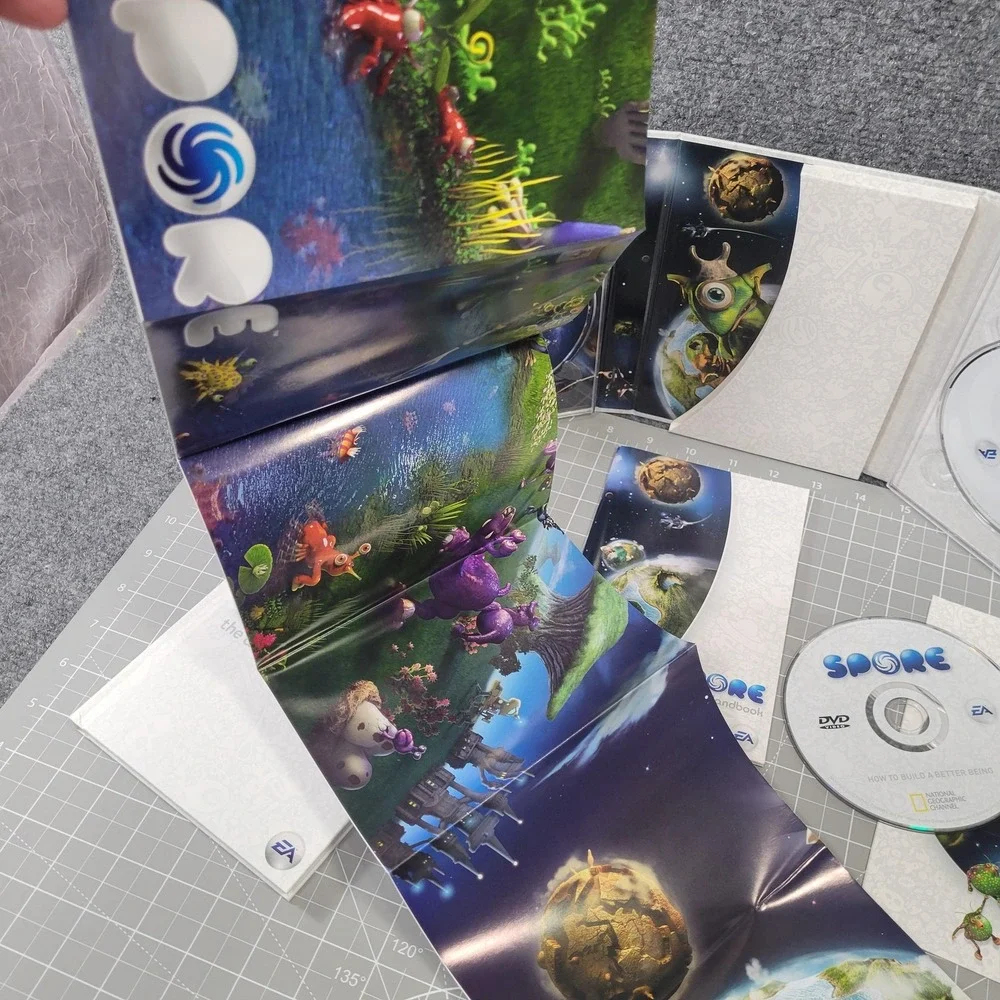 Spore‎ Galactic Edition PC Mac DVD-ROM Complete Box Set EA Maxis Nat Geo DVD